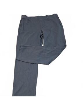 Lands End Starfish Pants Womens Size XL Black Straight Leg Knit Pull On